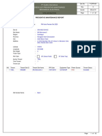 Preventive Maintenance Report: PT Quattro International Check List Preventive Maintenance Mechanical Electrical