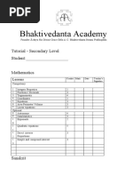 Tutorial Chart - Boys