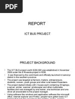 Summary REPORT ICT BUS Project Rwanda