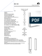 Allgon System Ab: Electrical Specifications Electrical Specifications