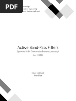 Active Band-Pass Filters