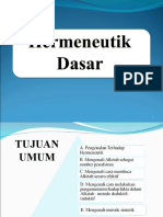 Hermeneutik Dasar