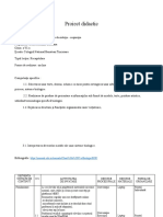 Proiect Didactic Recapitulare Sistem Respirator