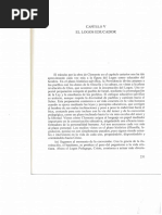 J.J. Sanguineti. La Antropología Educativa de Clemente de Alejandría. Cap. V