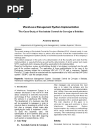 Warehouse Management System Implementation: The Case Study of Sociedade Central de Cervejas e Bebidas