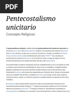 Pentecostalismo Unicitario - Wikipedia, La Enciclopedia Libre