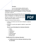 Relaciones Laborales y La Importancia Del Trabajo