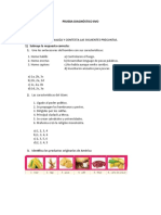 Prueba Diagnóstico 8vo