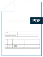 Method Statement Ducting