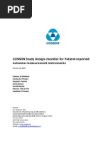 COSMIN Study Designing Checklist - Final