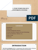 Real Time Wireless Ecg Monitoring System: Guide: Mr. Gavendra Singh