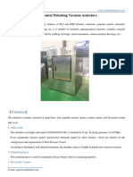 Horizontal Pulsating Vacuum Autoclave: 【Features】