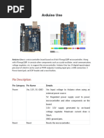 Arduino Uno: Pin Description