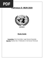 Pathways E-MUN 2020: Study Guide