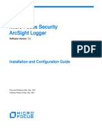 Micro Focus Security Arcsight Logger: Installation and Configuration Guide