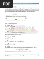 Shear Design Example To Es en 1992-1-1:2015