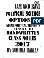 2017 Pol Science Optional 2 Vajiram - Ravi Handwritten