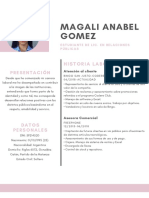 CV Magali Gomez