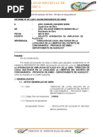 INFORME 31-2021-VEEJ - SOLICITO Ampliacion de Plazo