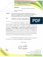 Carta de Observacion de Pronis