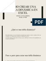 Como Crear Una Tabla Dinámica en Excel