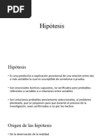 Hipótesis