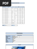 Inventario y Fichas Tecnicas de Equipos Zona Sur