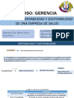 Rentabilidad y Sostenibilidad de Una Empresa de Salud