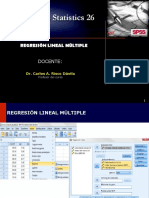 Regresión Lineal Múltiple Con IBM SPSS Statistics 26