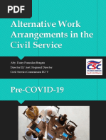 Alternative Work Arrangements in The Civil Service