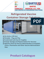 Refrigerated Vaccine Storage Conainer-Soluions-Product Catalouge