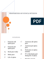 Properties of Stock Options