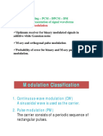 Unit 1: Introduction Waveform Coding - PCM - DPCM - DM Geometric Representation of Signal Waveforms