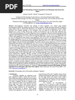 Staphylococcus Aureus (14.3%), Erwinia Spp. (14.3%) and Pseudomonas Spp. (14.3%) While Salmonella SPP