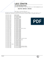 Drive Motor Stock Comlec Units