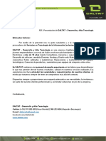 DALTAT - Carta de Presentación 2021