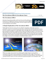 The Greenhouse Effect & Greenhouse Gases