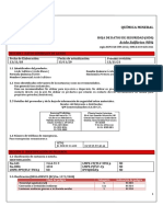 Hds Acido Sulfurico 98% Sga