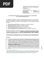 Intervención Litisconsorcial-3er Juzgado Transitorio