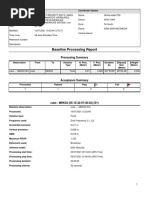 Baseline Processing Report