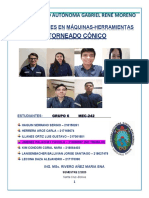 Grupo 6 Operación Torneado Cónico