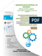 Plan de Mantenimiento Centro Illapani