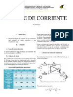 Informe Fuente de Corriente