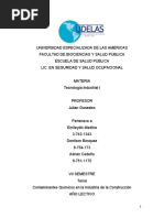 Contaminantes Quimicos en La Industria de La Construcción