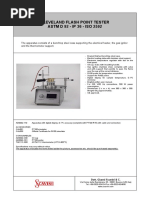 Cleveland Flash Point Tester ASTM D 92 - IP 36 - ISO 2592