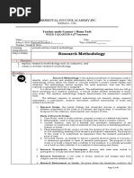 Research Methodology: Perpertual Succour Academy, Inc