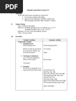 Detailed Lesson Plan in SCIENCE 6.1