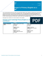 Assessment Changes To Primary English As A Second Language Checkpoint - tcm142-595064