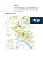 Road Network Pattern of Dhaka City