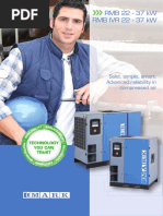 RMB 22 - 37 KW RMB IVR 22 - 37 KW: Solid, Simple, Smart: Advanced Reliability in Compressed Air